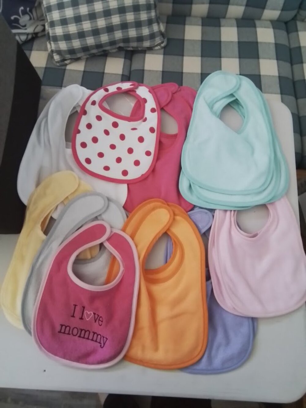 Lot of 21 Baby Bibs New